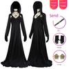 Biohazard 8 Cosplay Costume Village Moth Girl Black Long Dress Cosplay Clothing for Women