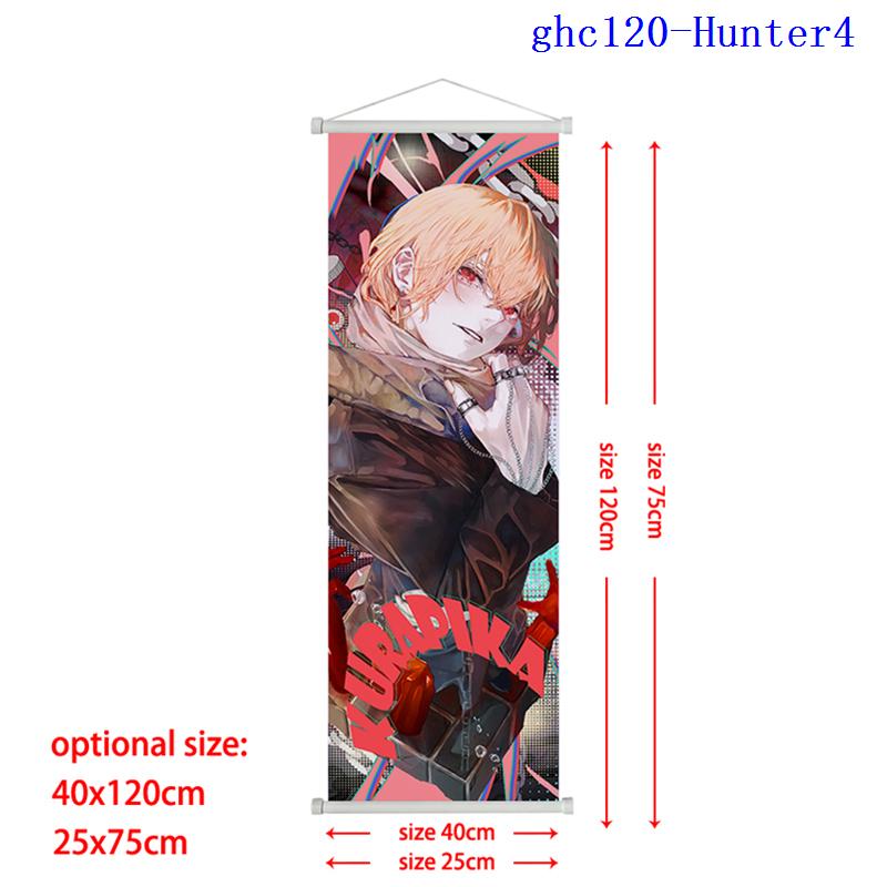 Anime Hunter X Hunter Scroll Poster GON Killua Zoldyck Hisoka Art Canvas Wall Decor for Bedroom Home Poster Family Room Decor