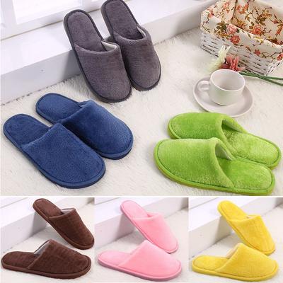 Pantofole in cotone peluche Scarpe Coppia Pantofole pelose da casa per interni unisex Scarpe da donna