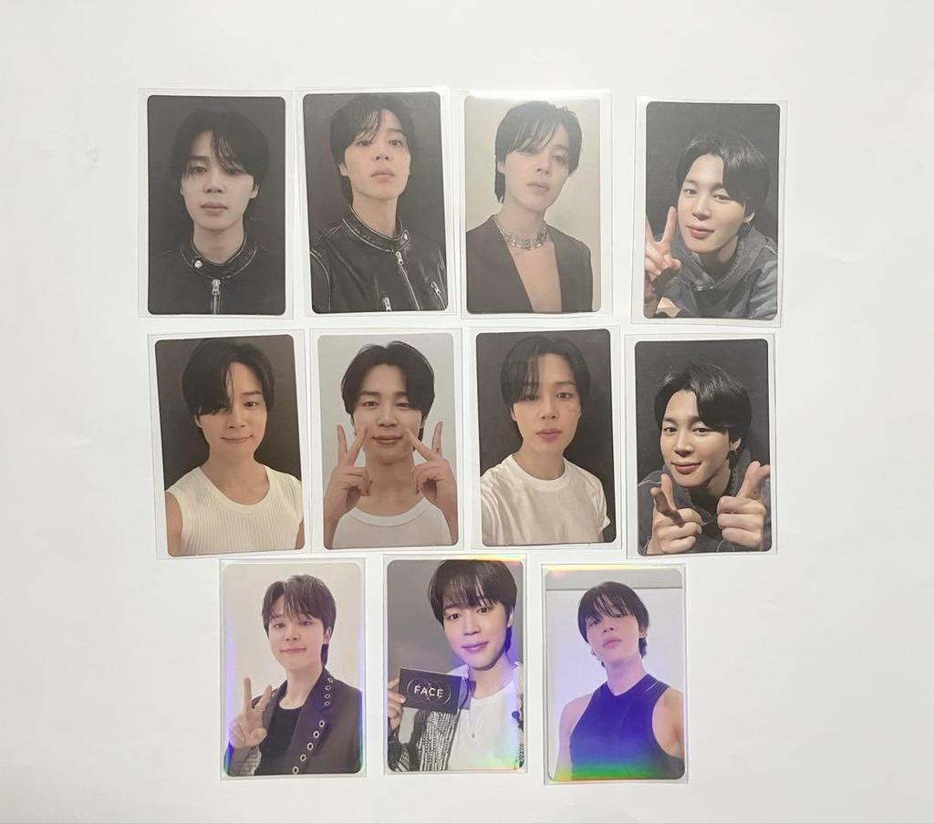 [USED] BTS Jimin Face Trading Card Lucky Drop M2u