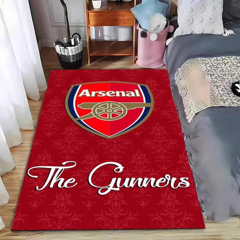 Arsenal The Gunners carpet Designed floor mat, suitable as a non-slip mat for the living room or bedroom sofa