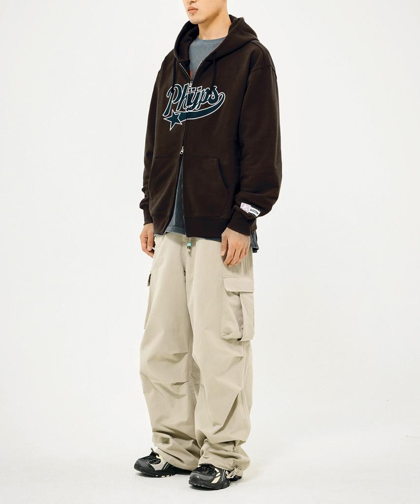 Physical Department Startail Zip-Up Hoodie_Gray