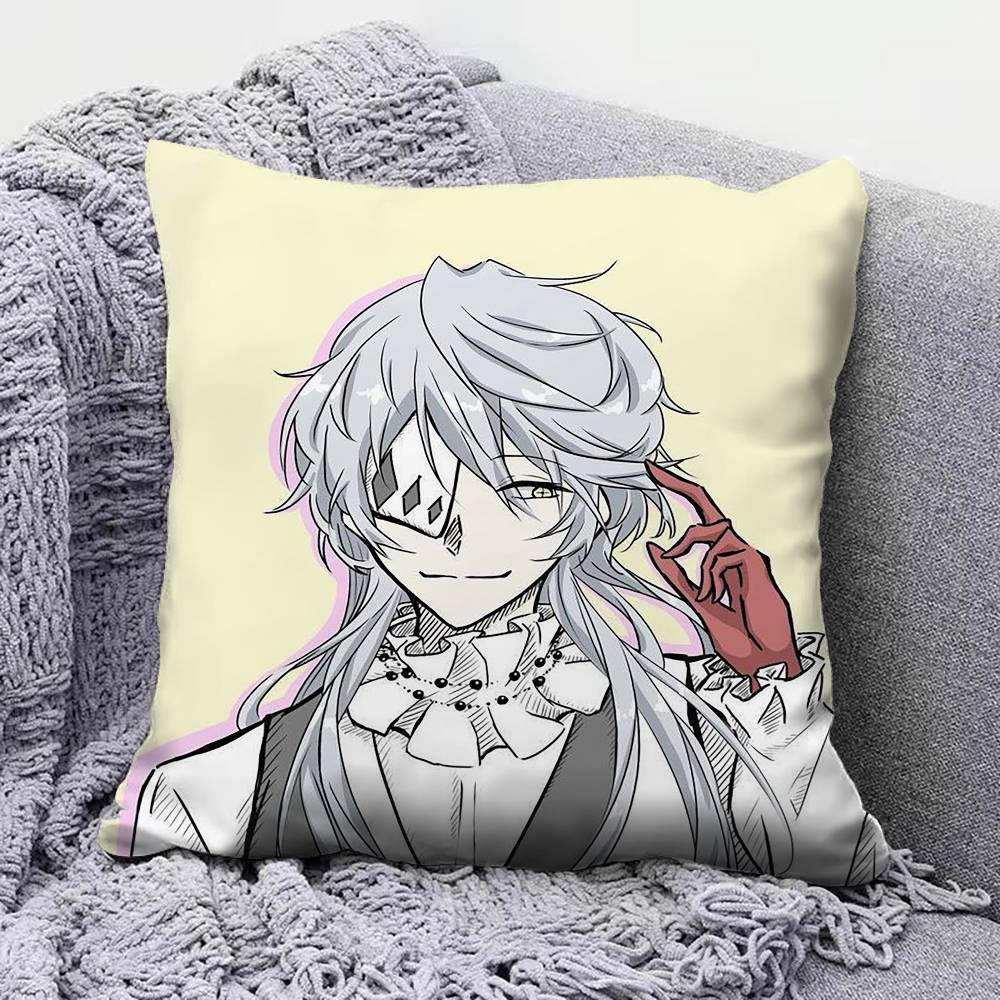 BSD Bungo Stray Dogs Nikolai Gogol   Pillow Covers, Home Sofa Cushion Covers and Aecorative Custom