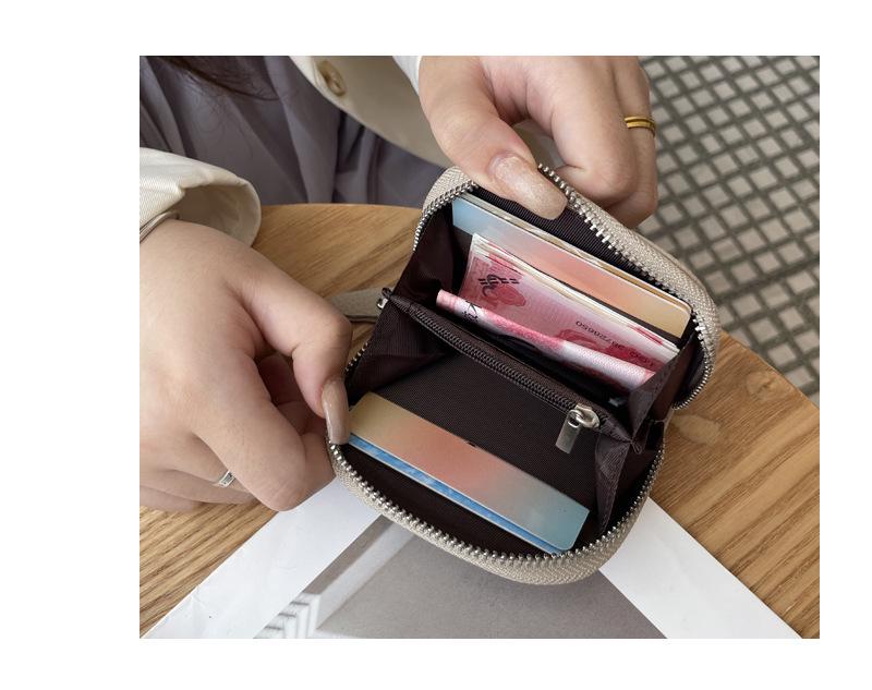 Women's Genuine Leather Card & Coin Purse - 2025 New Cowhide Key, Lipstick, ID Holder