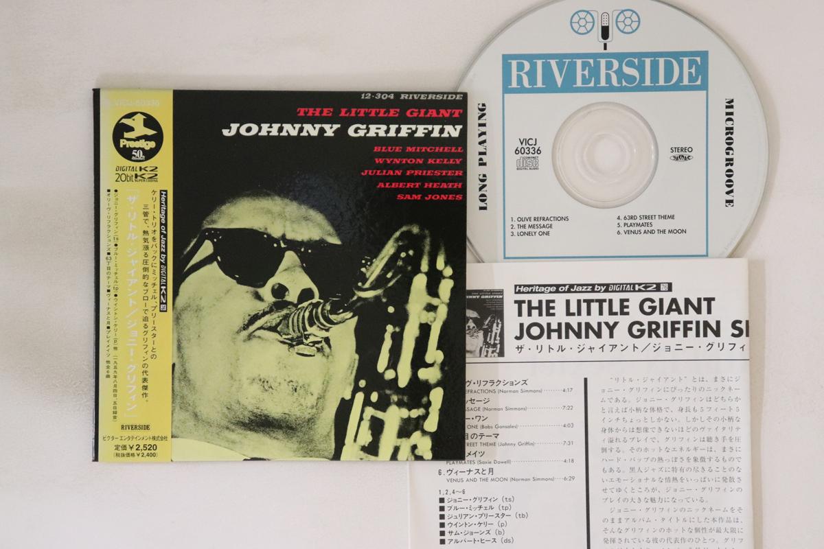 

CD JOHNNY GRIFFIN - Little Giant VICJ60336 RIVERSIDE 2001 Japan Obi Jazz Used