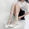 Womens Calf Socks, Sweet Girl Lace Ruffle Knee Socks Fashion Ladies Girl Princess Mesh Socks Japanese Stockings
