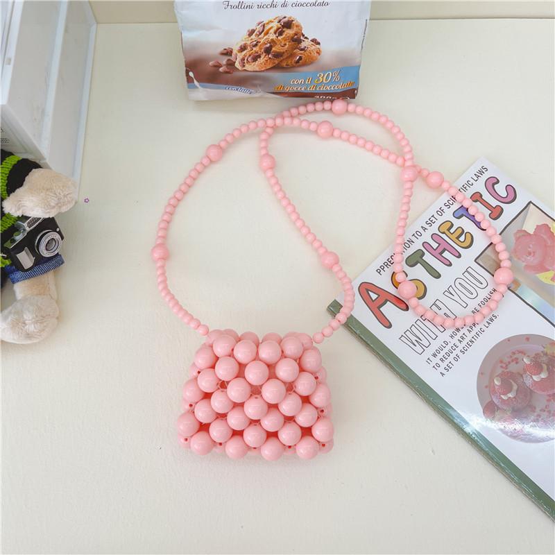 Adorable Mini Children's Handcrafted Pearl Bag For Girls Compact Crossbody Style