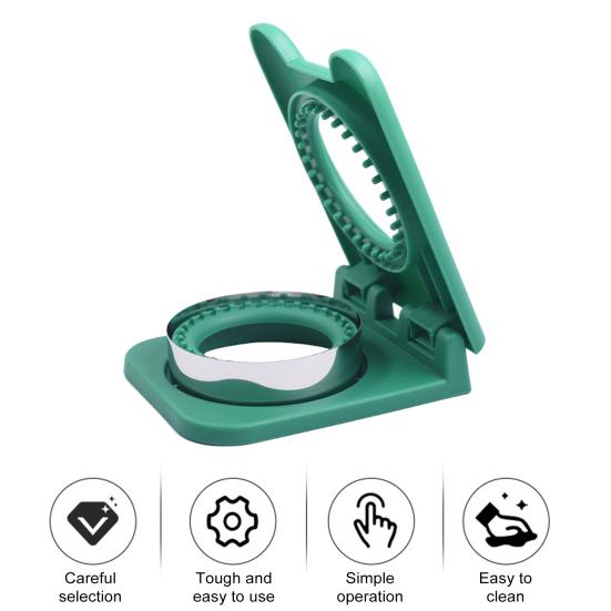 Smørbrødkutter og -forsegler Hurtig smørebrødforberedelsesverktøy Enkelt å bruke smørbrødutstyr for barn, lunsj