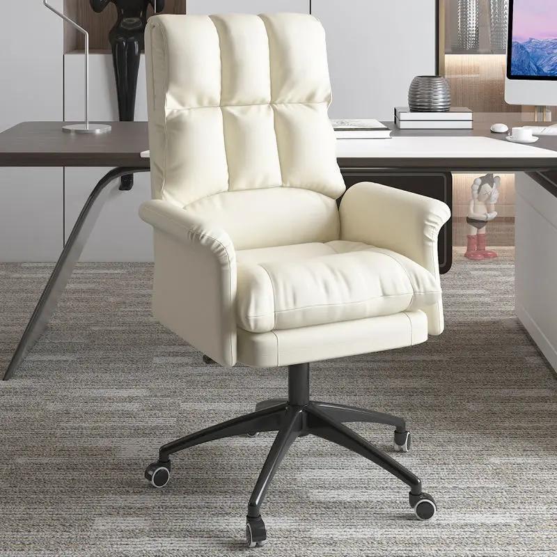 NEW PU leather office chair pink gaming chair computer swivel gamer live ergonomic chair home bedroom sofa armchairs furniture