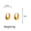 925 Silver Small Hoop Earrings for Women Vintage Simple Glossy Chunky Round Circle Earring Hypoallergenic Jewelry Gifts