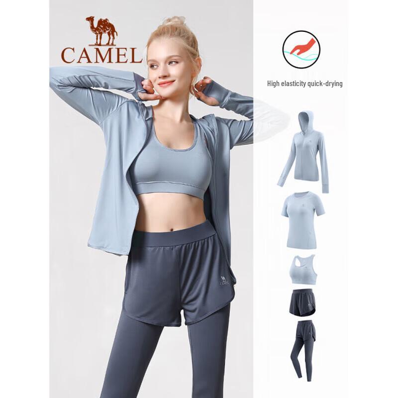 

Camel Women s Yoga & Fitness Sportswear Set Y23BAT6052 XL