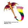 Kite Dragon Fly Multicolor Easy To Fly Laser Engraving Pterosaurs Kite for Kids
