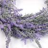 18 Inch Artificial Lavender Wreath for Front Door Summer Spring Purple Lavender Floral Wreath for Outdoor Indoor Wall Home Farmhouse Wedding Decor