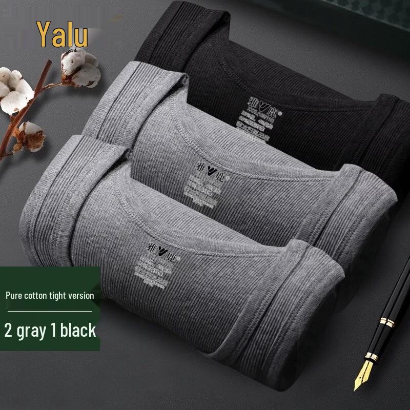 Мужская рифленая майка Yalu, 3 шт. L