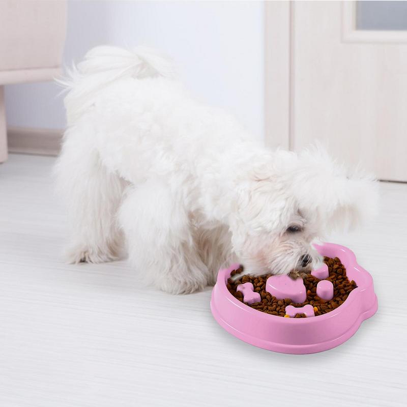 

Dog Slow Feeder Bowl Slow Down Eating Puzzle Dog Food Bowl Interactive Anti Slip Fun Slow Bowl Feeder For Small Dogs And Cats