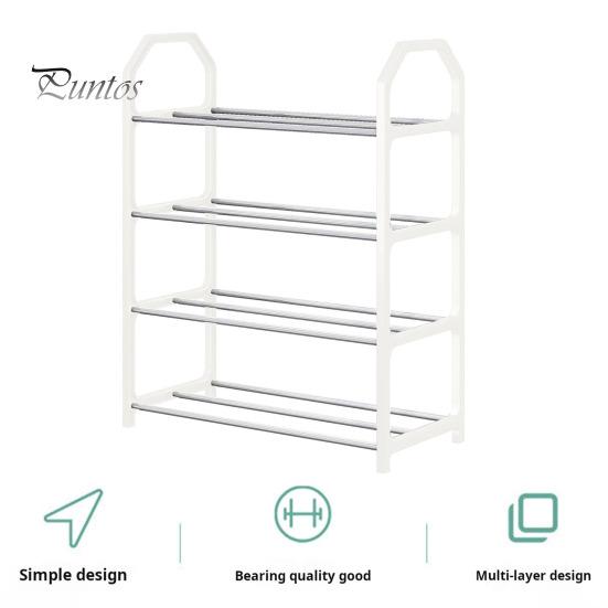 4-Tier Shoe Rack Versatile Storage Organizer Large Capacity Sturdy Construction Simple Installation Entryway Bedroom Shoe Shelf