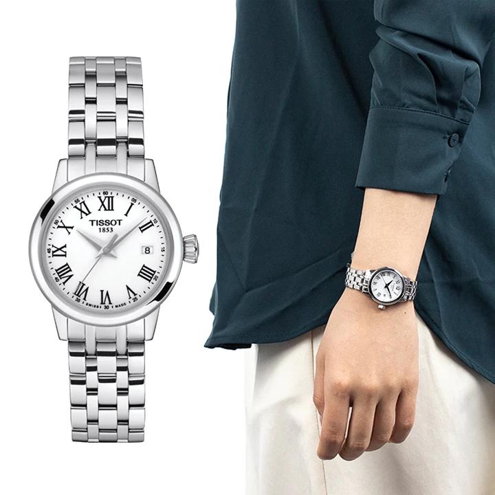 TISSOT Fantasy Collection Quartz Movement 50 meter Water Resistance Women's Watch 28mm White Dial T129.210.11.013.00