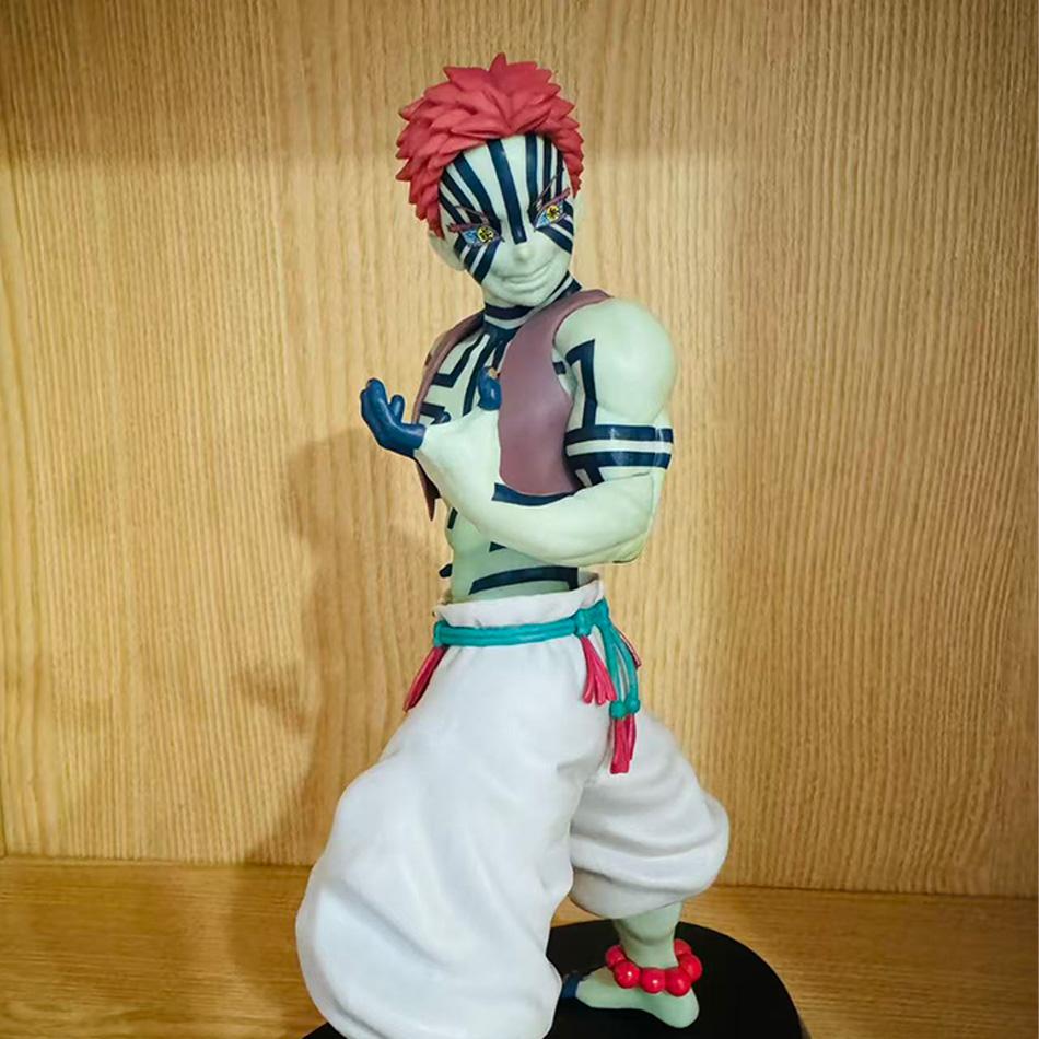 Anime Demon Slayer Figure Model Juuni Kitsuki Akaza Battle Doll Kimetsu No Yaiba Desktop Decoration Collection Gif 4stely Poseable Articulated Scale