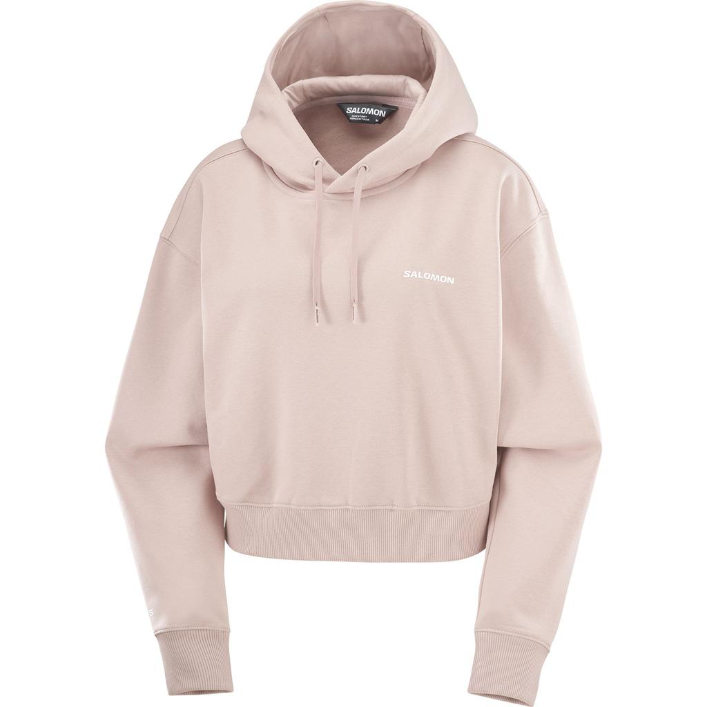 Salomon Short Hoodie Solid Soft Skin-Friendly Fashion Sweatshirt Women hoodies C26802