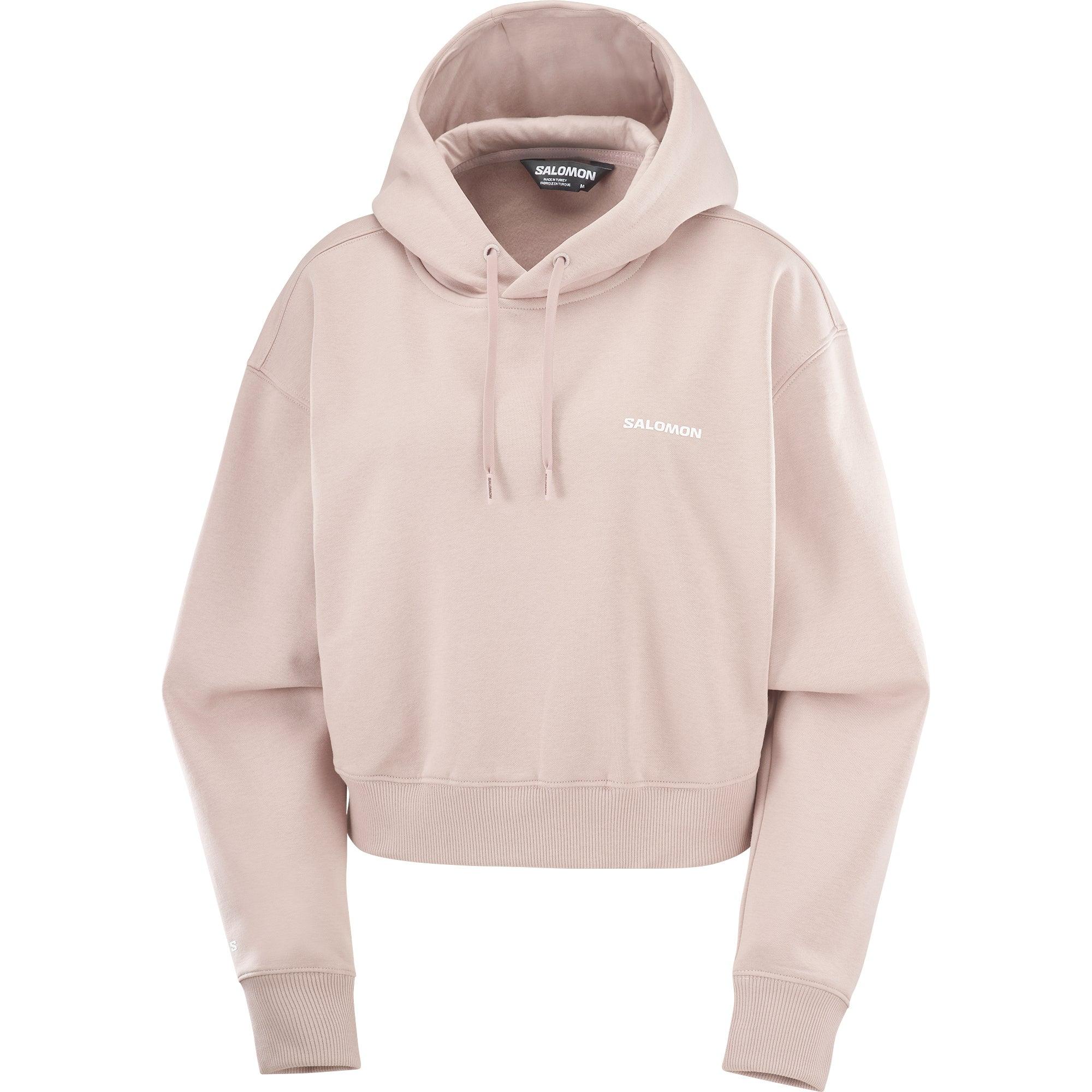 

SALOMON Короткое худи однотонное мягкое приятное к коже модное худи женское C26802 S