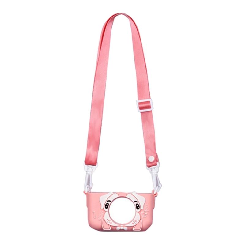 

Kids Camera Bag Mini Silicone Cartoon Camera Protective Cover with Adjustable Lanyard Soft Silicone Camera Protector