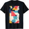 Dynamic Retro Abstract Pattern Abstract Art T-Shirt