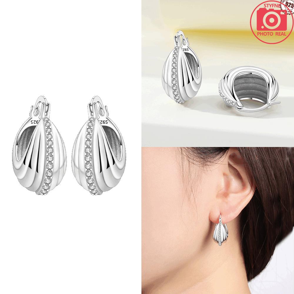 Basic Woven Rope Earring Classic Multi-layer Women Retro Earring Authentic Original Copper Metal Delicate Valentine Perfect Gift Anniversary Earring