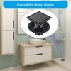 Square Shower Floor Drain 4 Inch Bathroom Drain with Easy Clean Strainer Square Bathroom Drain Simple Installation