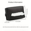 For Car Tissue Box Armrest Box Tissue Bag Car Seat Back Hanging Sun Visor Tissue Bag Storage Car Accessories