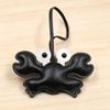 Creative Crab Keychain Scratch Resistant PU Leather Key Ring Hawaii Trip Souvenir Perfect Gift for Collectors