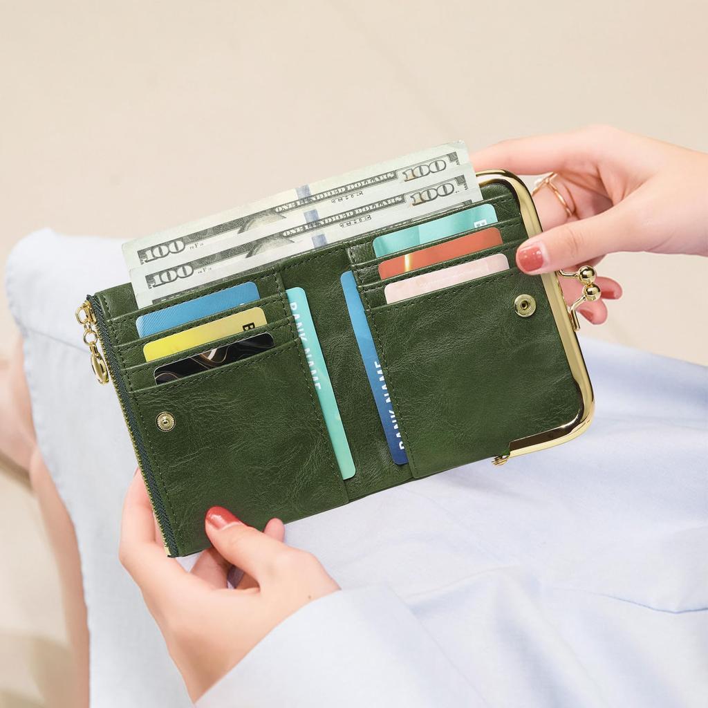 RNIEGA Bifold Lightweight and with a Coin and Stylish Women's Wallet, Soft, Purse, Multifunctional, Compact, Brand.