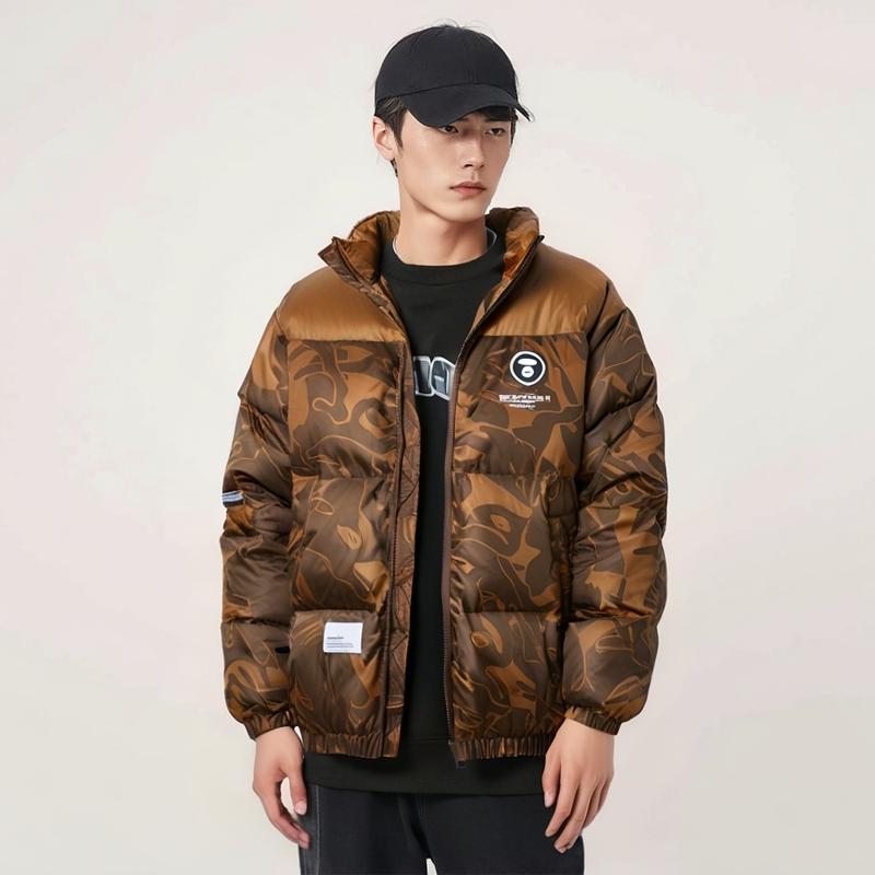 Aape Down Jackets Men's Stand Collar Thickened AAPDNM7595XXL