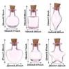 5pcs Mini Glass Cork Bottles Empty Sample Jars Wishing Bottle Wedding Home Decoration DIY Pendants Cork Stopper Storage Vial