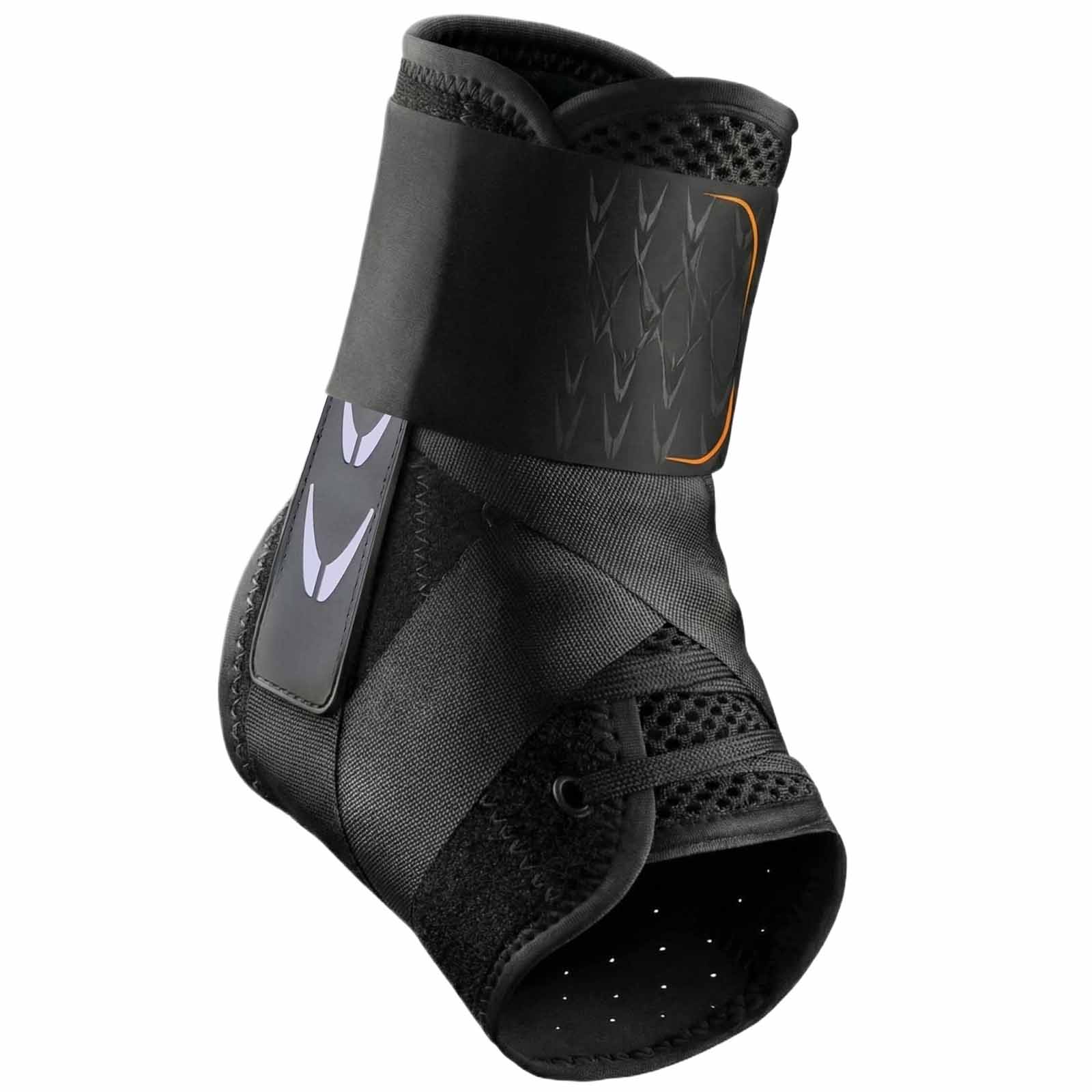 

Slim, Form-fitting Brace For Sprained Ankles, Unisex, Quick-tie Design, And Includes Two Self-shaping Pads One Size Fits All. One Size чорний