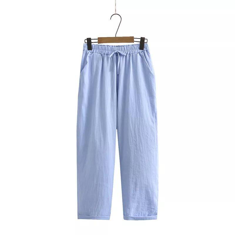 2025 Women's Autumn Cotton Linen Suit: Jacket & Pants Set - Casual, Loose Fit with Pockets