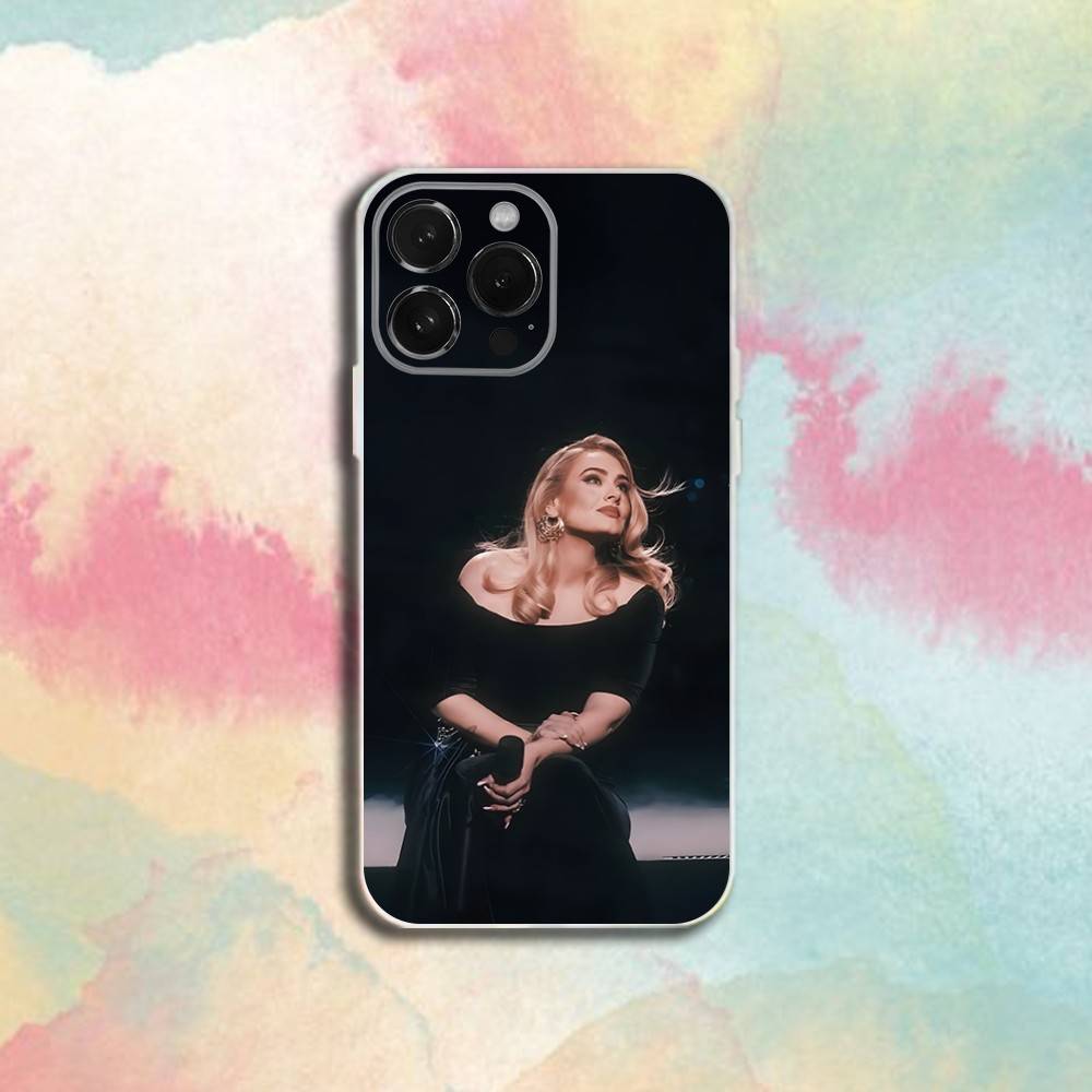 Singer A-Adele Phone Case For iPhone 16,15,14,13,12,11 Plus,Pro,Max,XR,XS,Plus,E,SE4,Mini Transparent Cover