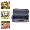 Camping Utensils Storage Bag Large Capacity Detachable Double   National   Tableware Bag with Handle for Outdoor