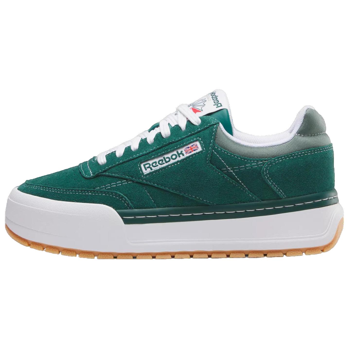 

Reebok Кроссовки Club C Megacourt Collegiate Green Unisex Escape-Green 100201245 40