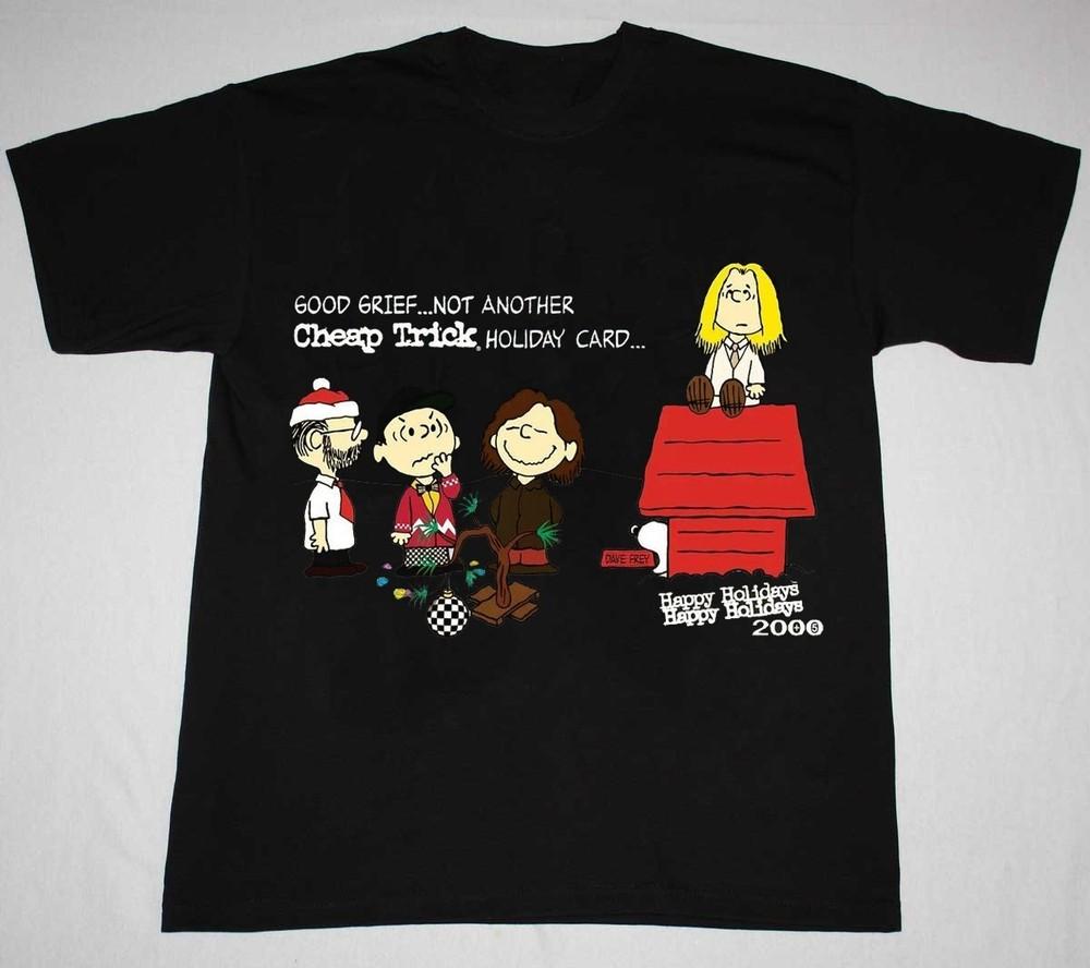 

Cheap Trick Black Cotton All Size TShirt Christmas S075 Unisex T-Shirt S