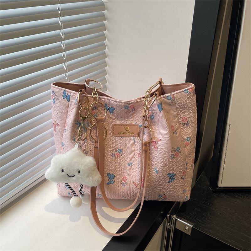 Single Shoulder Bag, Sweet and Artistic Handbag, Casual and Stylish Tote Bag
