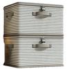 Large Foldable Zippered Storage Box for Clothes