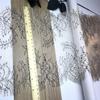 3m x 23.5cm French Chantilly Lace, Non-stretch Eyelash Mesh Lace Trim for Bra, Underwear, Lingerie, Dress, Garment, Sewing & Crafting