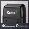 Kemei 1Set Clipper Blade For Km-1102 Clipper Electric Shaver Parts Net Sharp Shaving Replacable Knife Heads Knife Head Covers