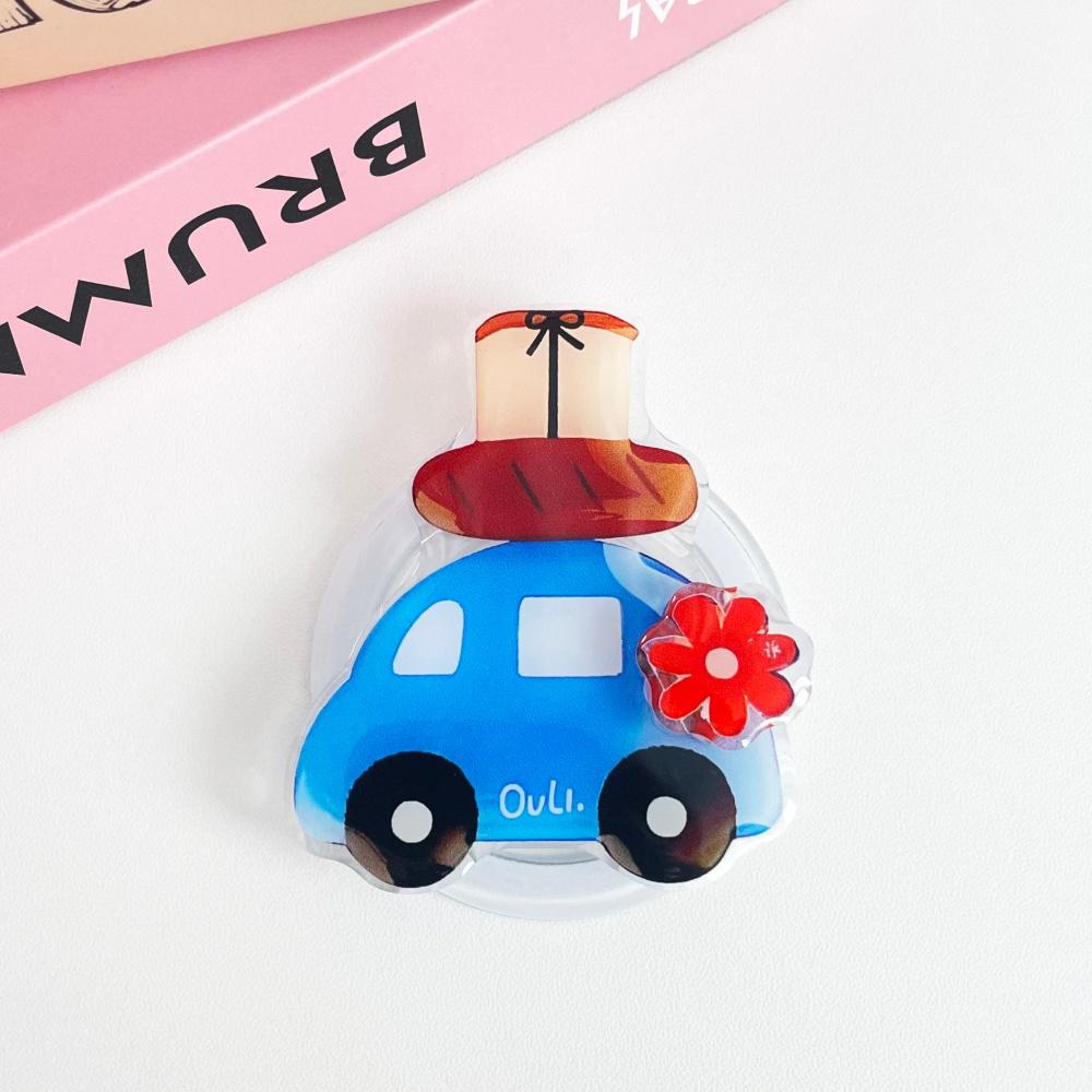 Cute Spring Picnic Party Phone Grip Stand For MagSafe Collapsible Magnetic Holder For iPhone Samsung Phone Accessories Girl Gift