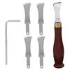 Leather Edge Creaser Tools, Shallow Slot Edge Lineer Stainless Steel For Leathercraft Crimping Working Arch Groove  Pressure