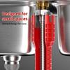 9 In 1 Sink Faucet Wrench Multifunction Pipe Wrench Anti-Slip Handle Double Head Wrench For Kitchen Bathroom Water Pipe Repair