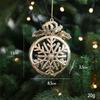 Elk Christmas Gold Plating Hanging Pendant Plastic Christmas Tree Ornaments  Christmas Party