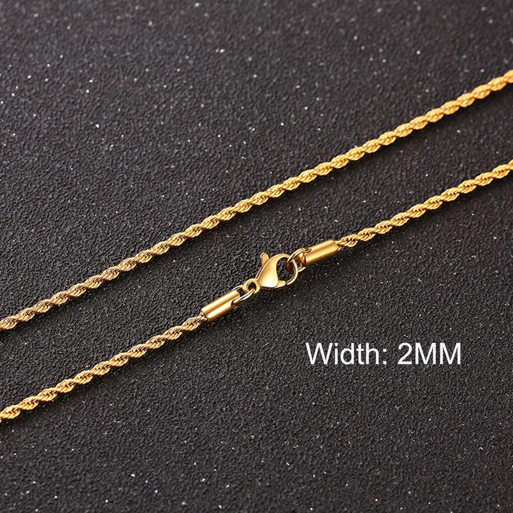 3/5/7/9/11MM Cuban Chain Necklaces for Men Women,Stainless Steel Curb Link Chain Collar,Zircon Gift for Dad Husband BFF