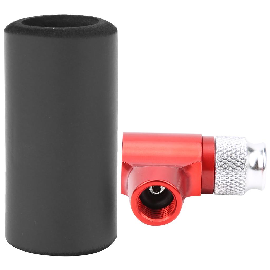 Bike Tire Portable Manual CO2 Inflator Tire Pump Mouse with Sponge Sleeve