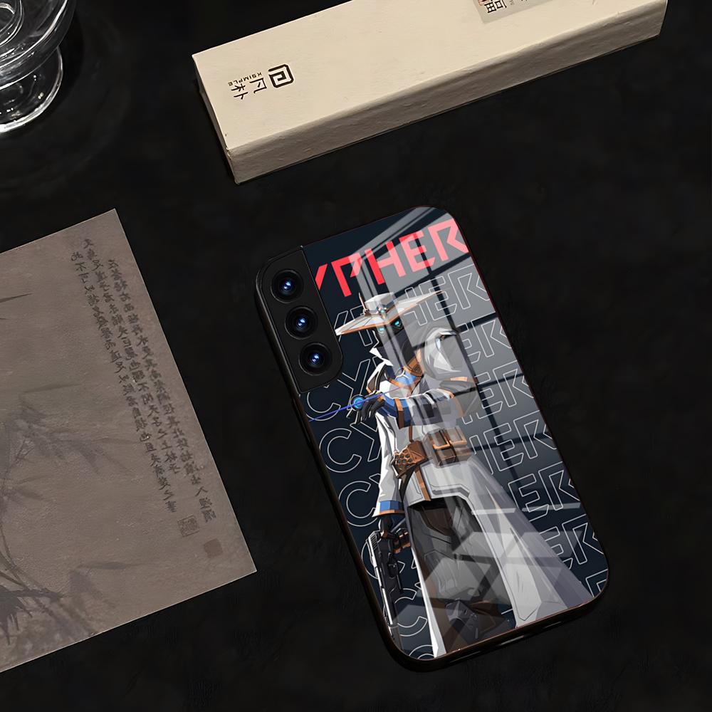 

Shooting Game Valorant Phone Case 2025 Glass Hot For Samsung S 25 24 Ultra Fresh Plus 23 22 21 20 A 34 54 53 Note20 M 54 Cover Samsung A42-5G